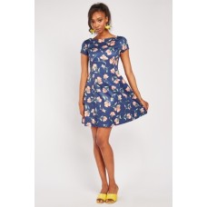 Floral Print Swing Dress