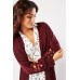 Flower Embroidered Knit Cardigan