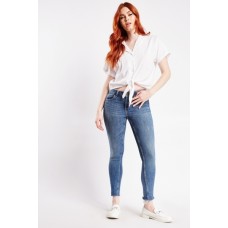 Frayed Edge Skinny Fit Jeans