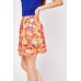 Frill Floral Mini Skirt