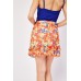 Frill Floral Mini Skirt