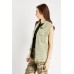 Front Flap Pockets Khaki Gilet