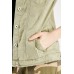 Front Flap Pockets Khaki Gilet