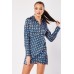 Geo Print Silky Mini Dress