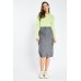 Grey Cargo Midi Skirt