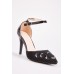 Half Moon Contrasted Heeled Shoes