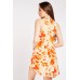 Halter Neck A-Line Printed Dress