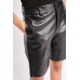 High Waist Faux Leather Shorts