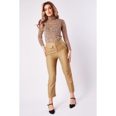 High Waist Knitted Tailored Trousers