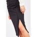 High Waist Side Slit Skirt