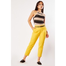 High Waist Tapered Trousers