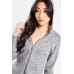 Hooded Jersey Knit Cardigan