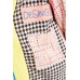 Houndstooth Contrast Coat