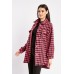 Houndstooth Pattern Flap Pockets Shacket