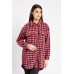 Houndstooth Pattern Flap Pockets Shacket