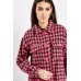 Houndstooth Pattern Flap Pockets Shacket