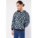 Illusion Print Mens Hoodie