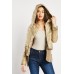 Knitted Hem Padded Jacket