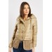 Knitted Hem Padded Jacket