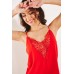 Lace Insert Chiffon Cami Top