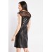 Lace Insert Shift Dress