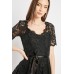 Lace Overlay Mini Dress