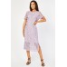 Lace Shift Midi Dress