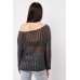 Ladder Sheer Jersey Knit Top