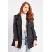 Lapel Front Double Breasted Trench Coat