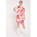 Large Floral Print Midi Dress