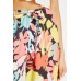 Large Floral Print Wide Leg Trousers