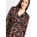 Leopard Print Shirt Dress