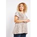 Leopard Print Short Sleeve Tunic Top