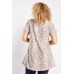 Leopard Print Short Sleeve Tunic Top