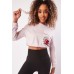 Logo Flap Pocket Crop Top