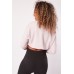 Logo Flap Pocket Crop Top