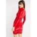 Long Sleeve Bodycon Velveteen Dress