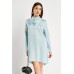 Long Sleeve Silky Mini Dress