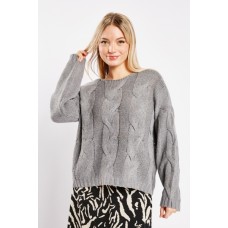 Loose Cable Knit Jumper