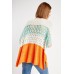 Loose Knit Colour Block Top