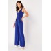 Low Plunge Wide Leg Jumpsuit