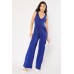 Low Plunge Wide Leg Jumpsuit