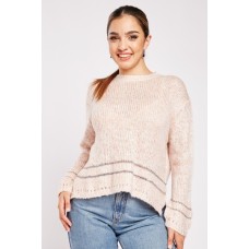 Lurex Insert Knit Top