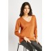 Lurex V-Neck Knit Top