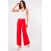 Metallic Decorative Chain Wide Leg Trousers