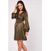 Metallic Dot Swing Dress