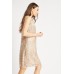 Metallic Textured Mini Dress