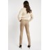 Mid Waist Partly Cotton Trousers