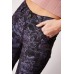 Mid Waist Skinny Embossed Trousers