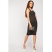 Midi Black Bodycon Dress